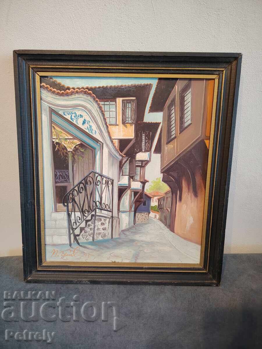 Old oil painting
