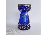 Vintage 70s design. Walther Glas glass vase