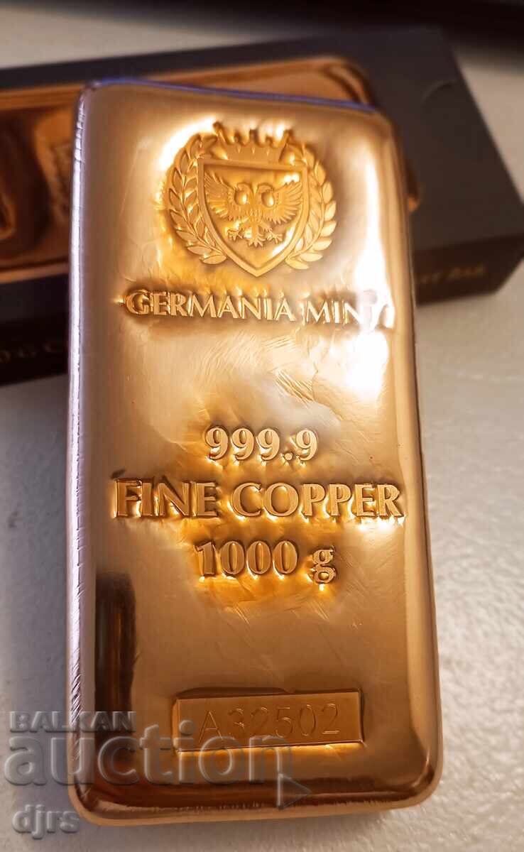 ИНВЕСТИЦИОННО КОЛЕКЦИОНЕРСКО КЮЛЧЕ 1 кг. Germania Mint - Сер