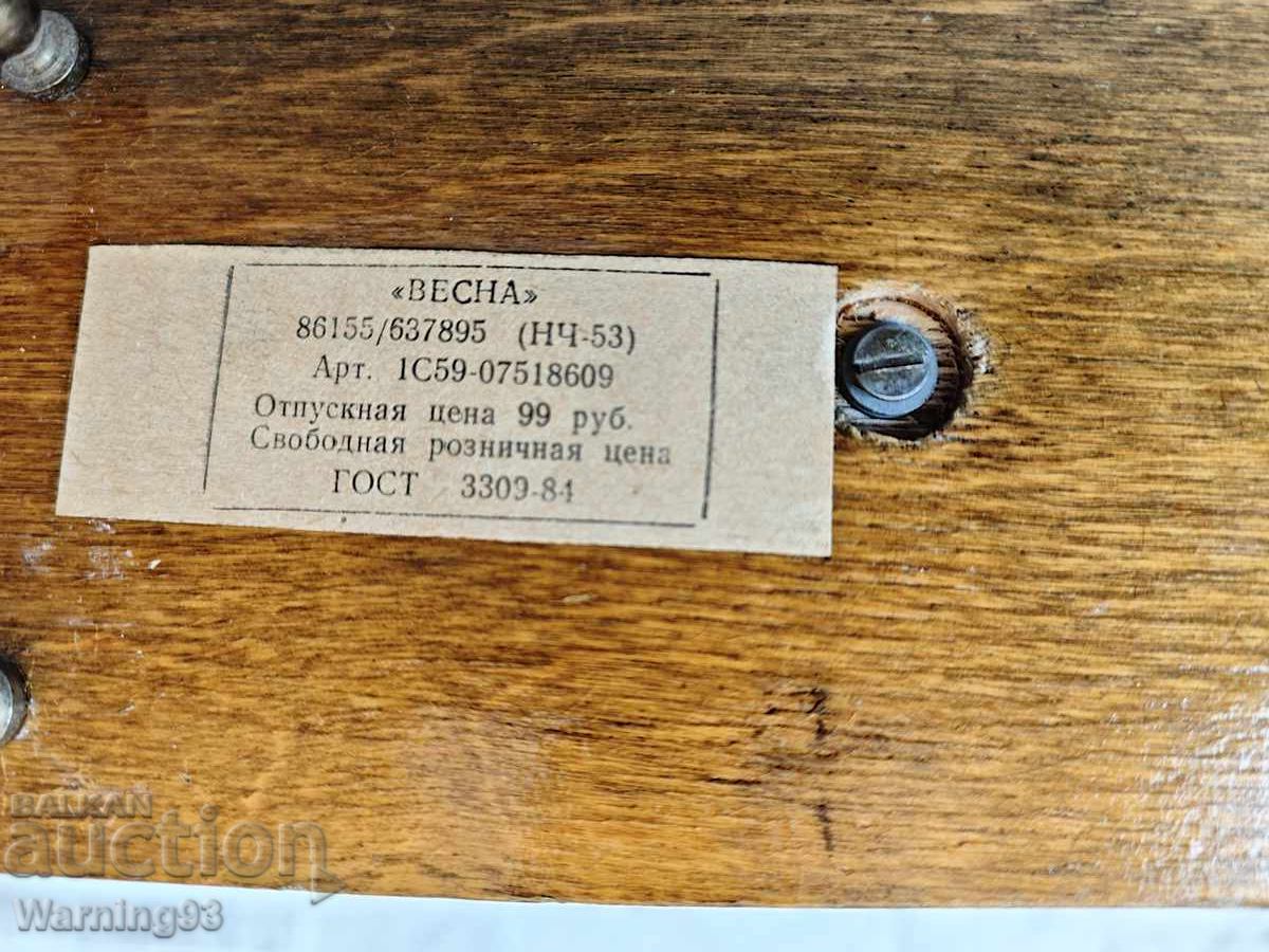 Ceas vechi de masă / șemineu - VESNA - 1985 - 7