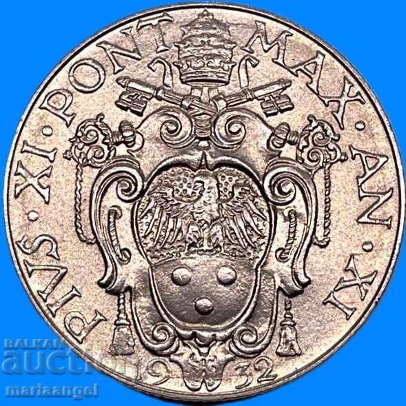 50 чентесими 1932  Ватикана - 6