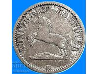 Γερμανία 1/2 γρόσι 1861 Μπράουνσβαϊγκ ασήμι