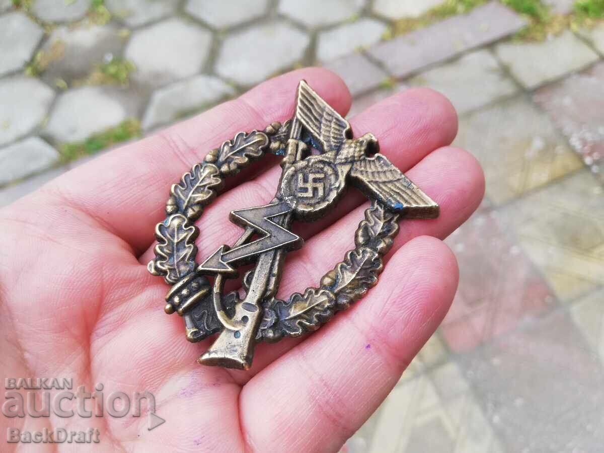 Licitație Insignă germană LUFTWAFFE, Al Doilea Război Mondial WWII, Wehrmacht, Svastică, Reich