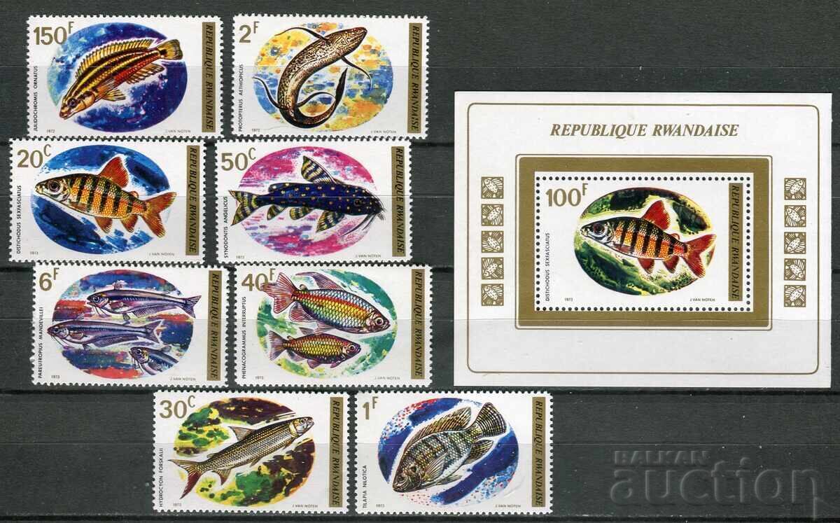 Ruanda 1973 MnH - Faună, faună marină, pești