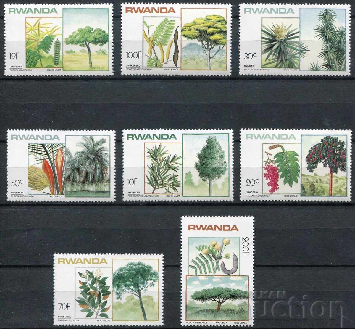 Ρουάντα 1984 MnH - Φυτά, δέντρα και θάμνοι