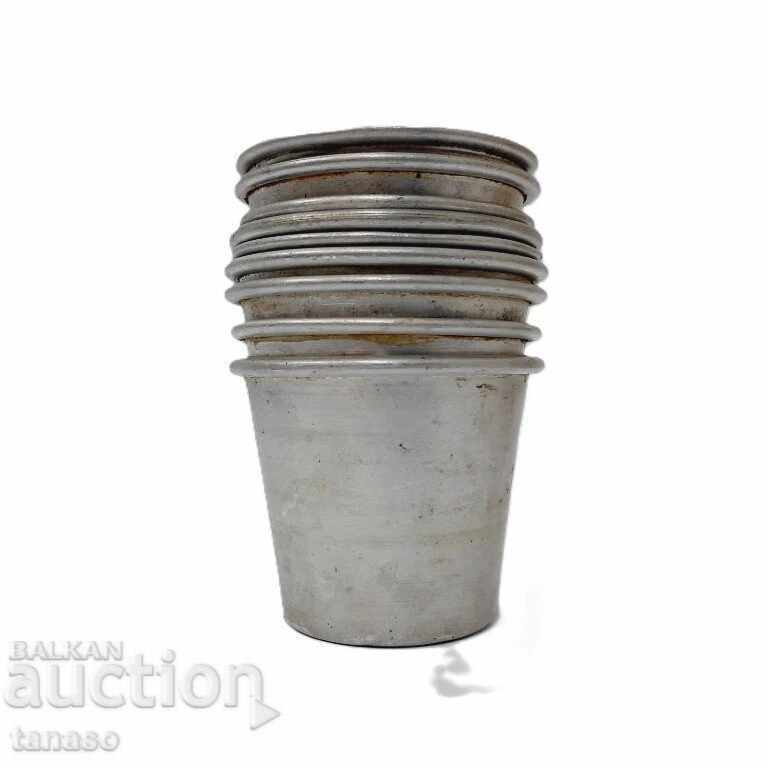 9 boluri vechi din aluminiu pentru cremă de zahăr ars (10,3) - 5