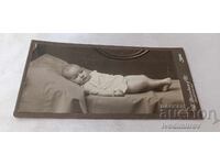 Fotografie Fetiță 1910 Carton