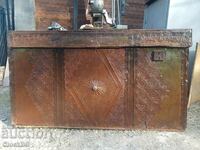 Old wooden trunk