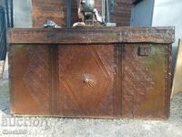 Old wooden trunk
