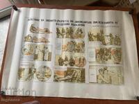 PLANȘĂ EDUCAȚIVĂ MILITARĂ APĂRARE CIVILĂ - 98 X 70 CM