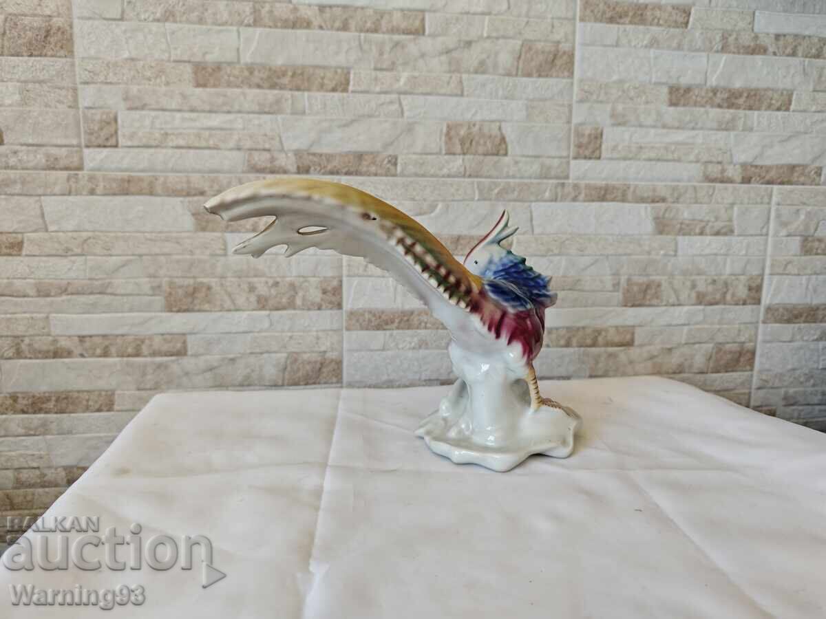 Figurină din porțelan - Fazan - IZIDA - Producție bulgărească - 5