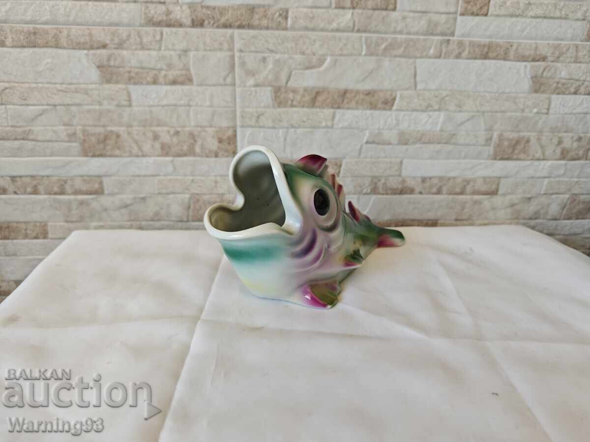 Auction  Porcelain figurine - FISH - IZIDA - Bulgarian production