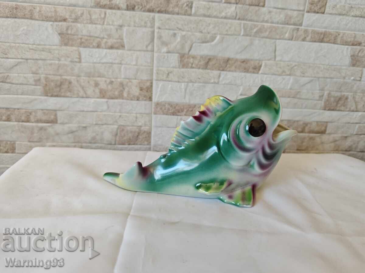 Porcelain figurine - FISH - IZIDA - Bulgarian production - 5