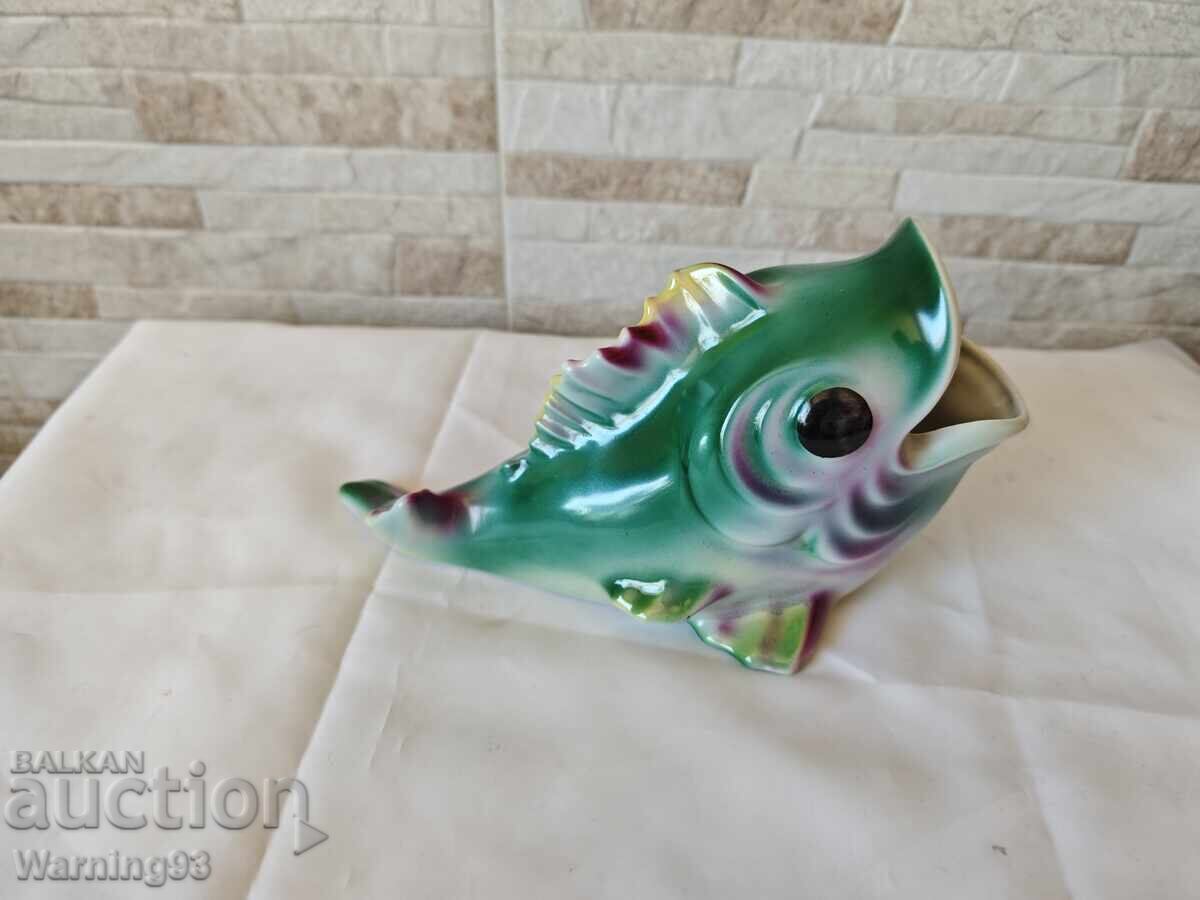 Porcelain figurine - FISH - IZIDA - Bulgarian production - 7