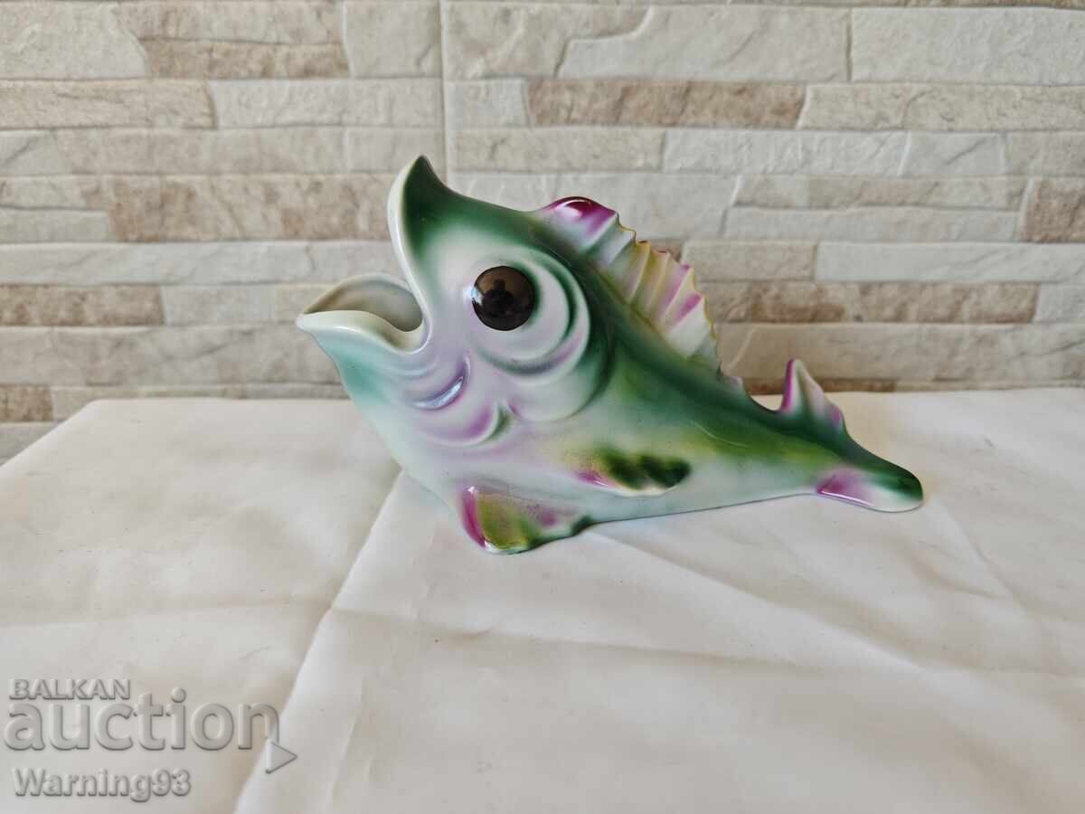 Porcelain figurine - FISH - IZIDA - Bulgarian production