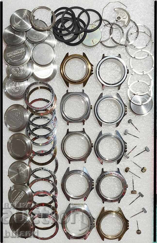 LOT mare de piese pentru Vostok Amphibia și Komandirskie URSS USSR cu preț € 6.50 | 12.71 BGN