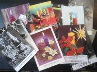 Foreign New Year's cards, 20 pieces