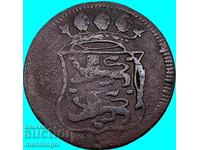 Țările de Jos 1 Cent 1781 Frisia de Vest 1 Duit