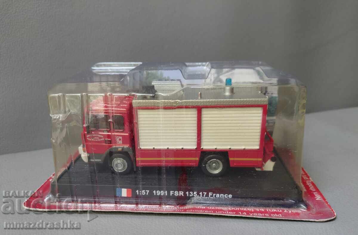 Пожарна кола Del Prado 1991 FSR Iveco 135-171  1:57