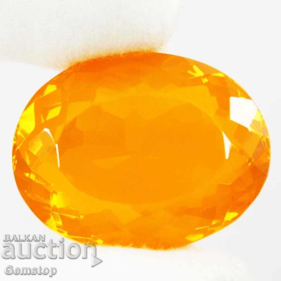 ΧΑ! 88.25 ct φυσικό οπάλιο φωτιάς οβάλ με πιστοποιητικό OMGTL από 1€! - 5
