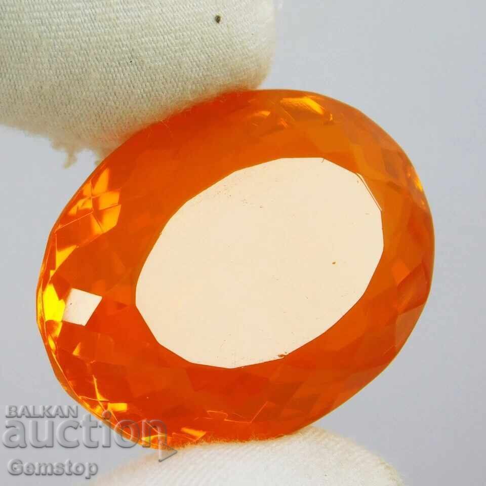 ΧΑ! 88.25 ct φυσικό οπάλιο φωτιάς οβάλ με πιστοποιητικό OMGTL από 1€!