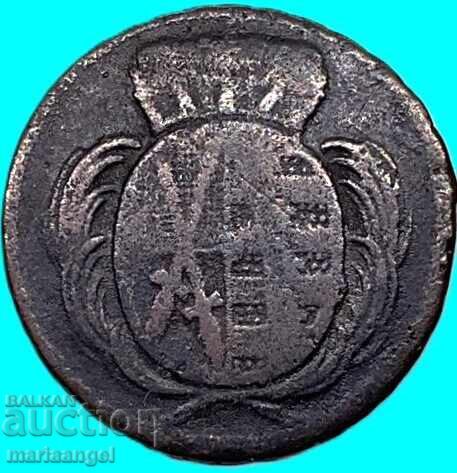 1 Pfennig 1774 Germania Linia saxonă Albertine cu preț € 12.40 | 24.25 BGN
