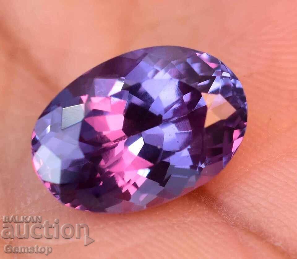 PREȚ DE START! 6.35 ct. alexandrit natural, oval, certificat AGSL, de la 1! - 5