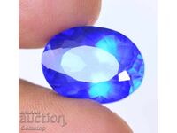 NO RESERVE! 13.50ct natural oval tanzanite AGSL certified from $1!