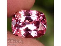 NO RESERVE! 6.50 ct. natural cushion morganite AGSL certified from $1!