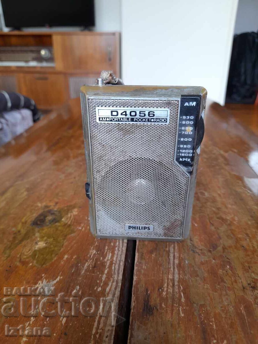 Vintage radio, Philips D4056 radio receiver
