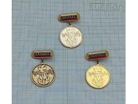 AMATEUR ART LAUREATE BADGE LOT OF 3 PIECES