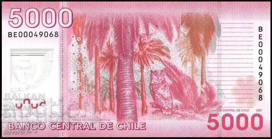 Licitație tino37- CHILE - 5000 PESOS - 2021 - POLIMER - UNC