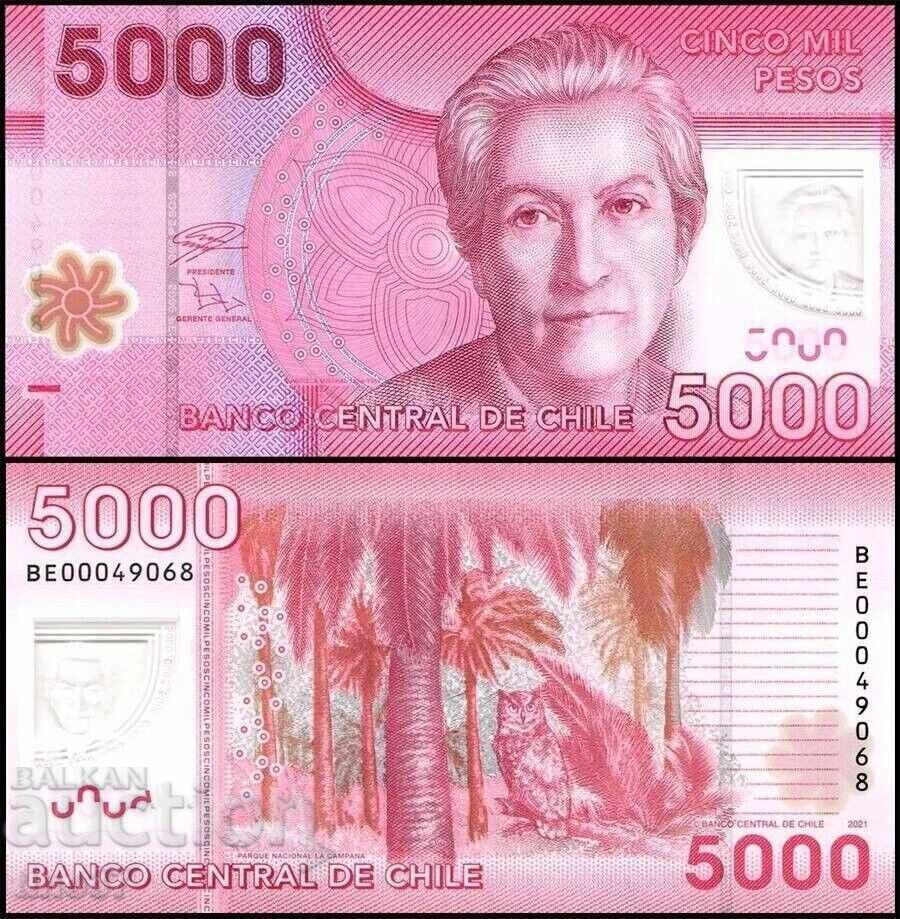 tino37- CHILE - 5000 PESOS - 2021 - POLIMER - UNC