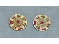 WARSAW PACT EXERCISE "SHIELD - 82" BADGE LOT 2 PIECES