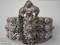 Revival period Teteven belt buckles silver buckle jewelry cast filigree