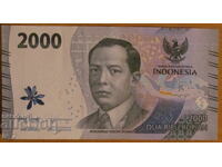 2000 RUPIAH 2022, INDONEZIA - aUNC
