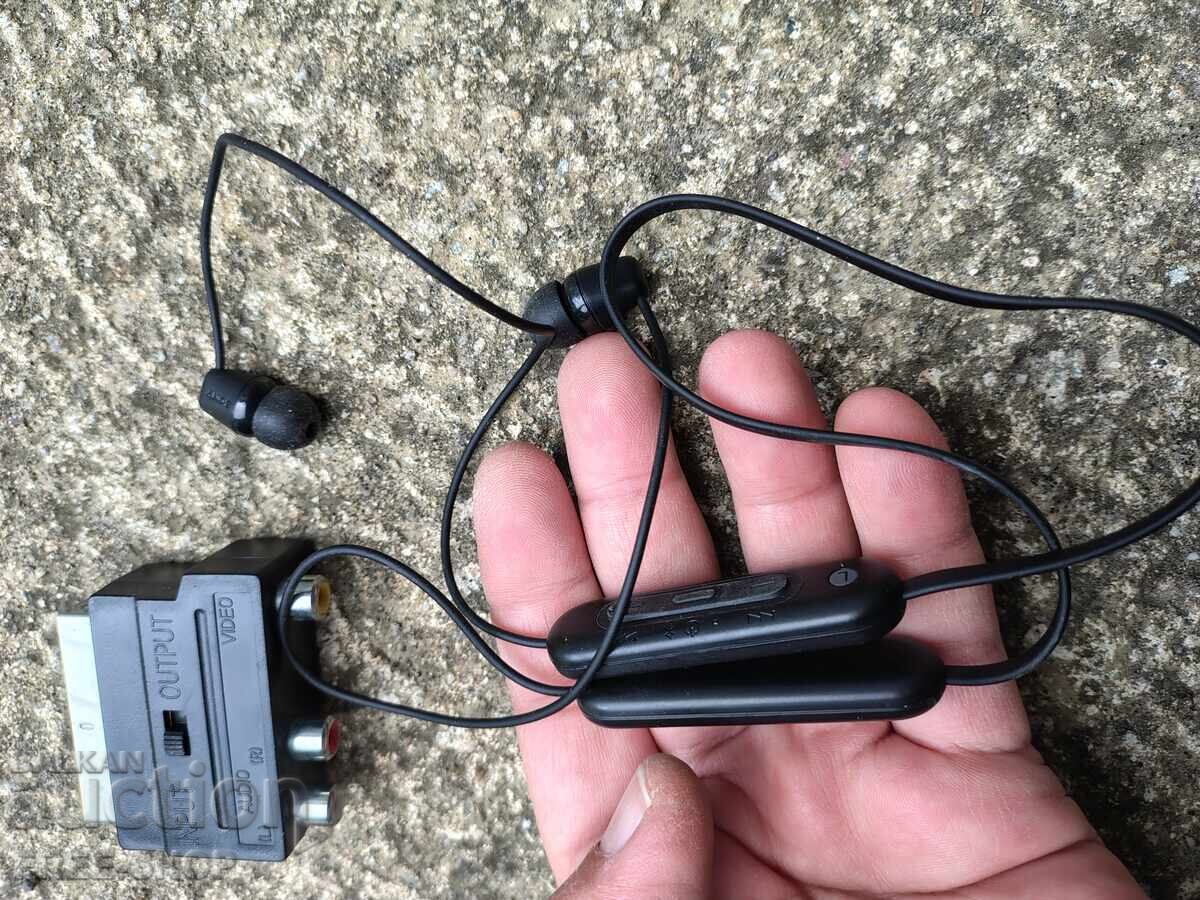 Lot of battery chargers, headphones, etc - 5