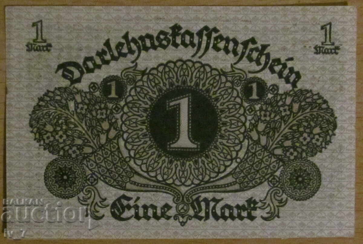 1 МАРКА 1920 година,  ГЕРМАНИЯ - UNC с цена € 1.50 | 2.93 лв.