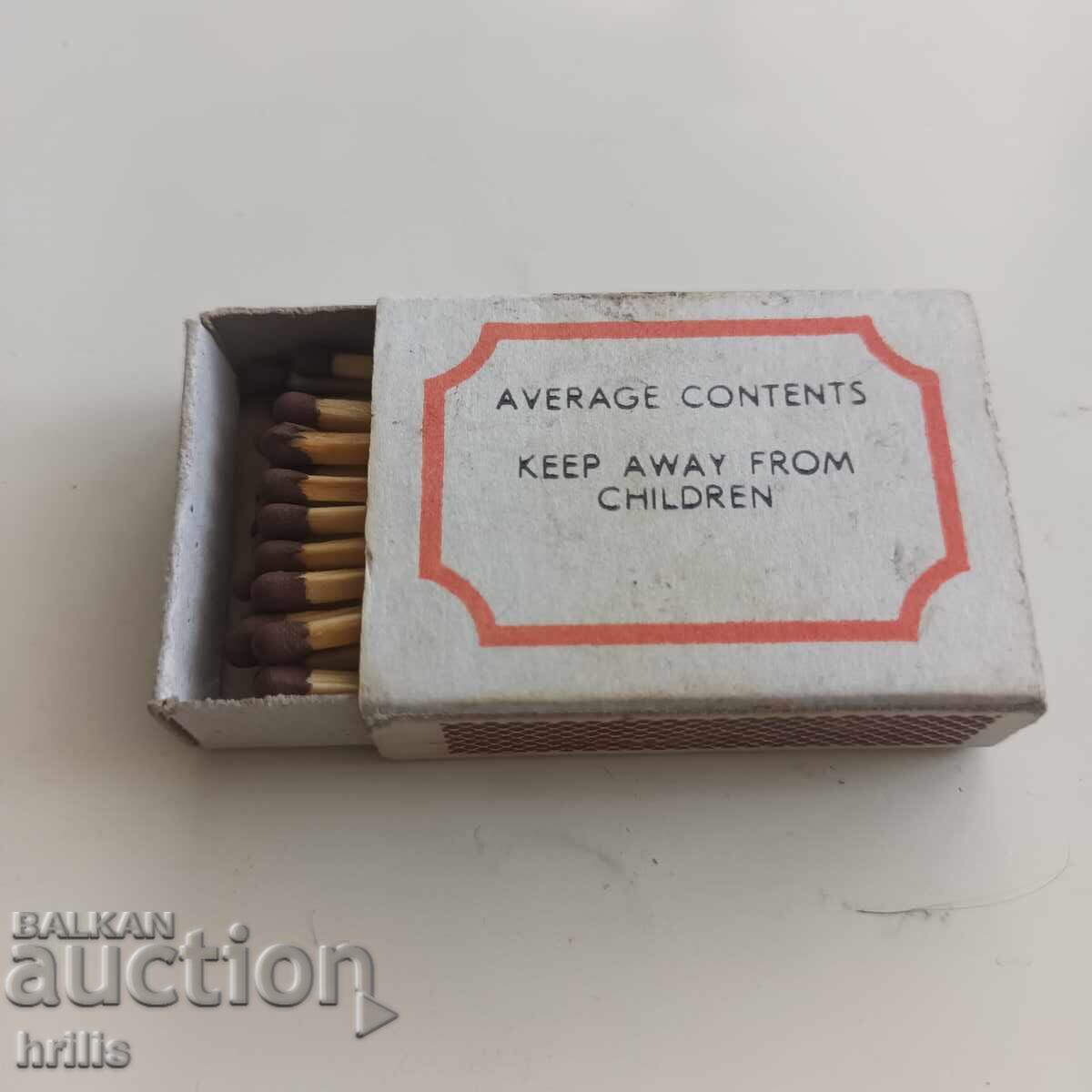 VINTAGE ZEBRA MATCHES with price € 1.00 | 1.96 BGN