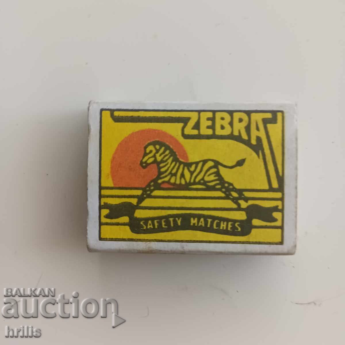 VINTAGE ZEBRA MATCHES