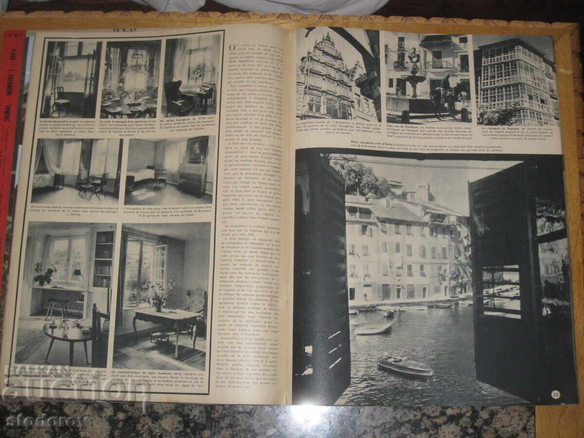 Licitație Revista Signal. Nr. 8 / 1944. Signal francez 8 / 1944