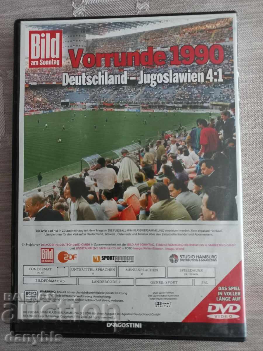 Auction  Football - DVD SP - Germany - Yugoslavia 4-1 1990