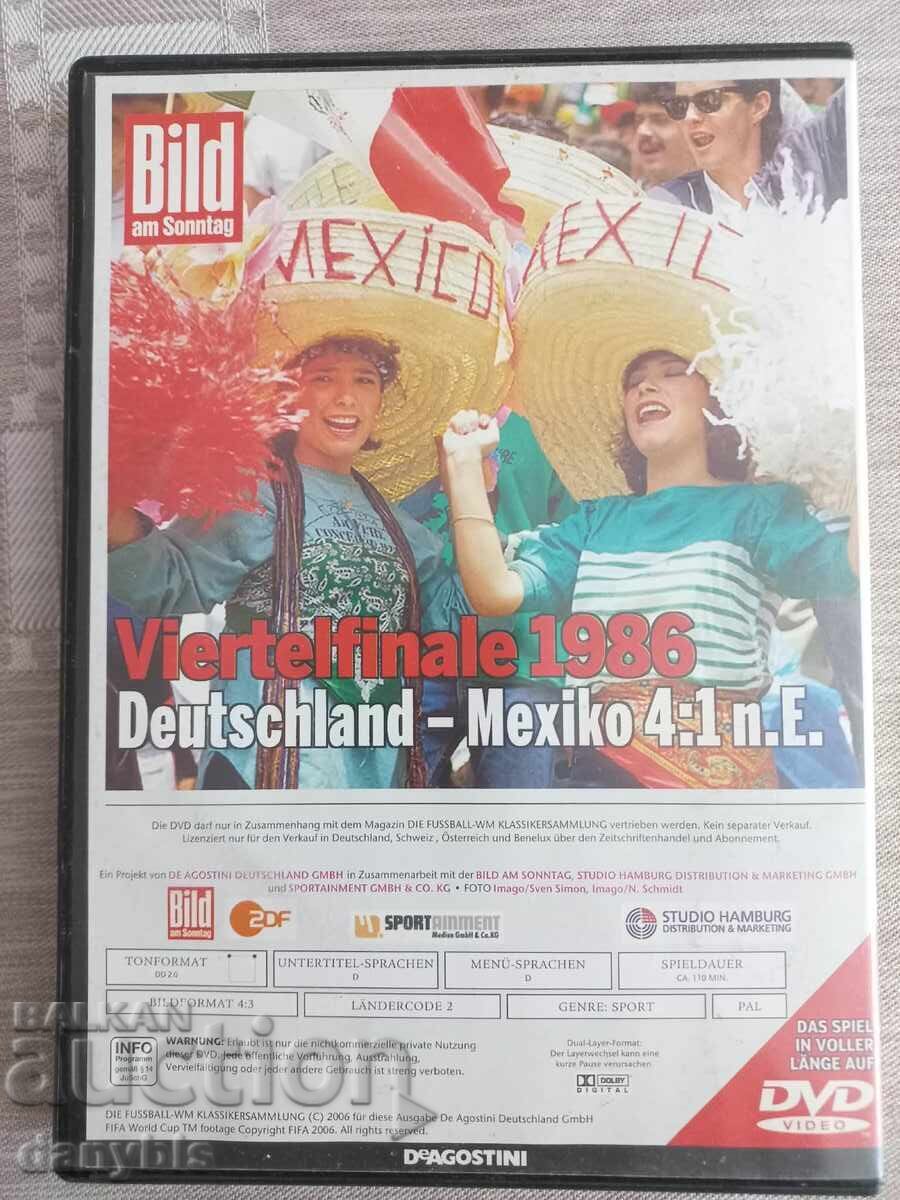 Licitație Fotbal - DVD CM - Germania - Mexic 4-1 1986