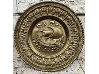 ΜΕΓΑΛΟ ΔΙΑΚΟΣΜΗΤΙΚΟ ΜΕΤΑΛΛΙΚΟ ΠΙΑΤΟ ΠΑΝΟ ΚΑΡΑΒΙ ΓΙΑ ΤΟΙΧΟ ΠΙΝΑΚΑΣ