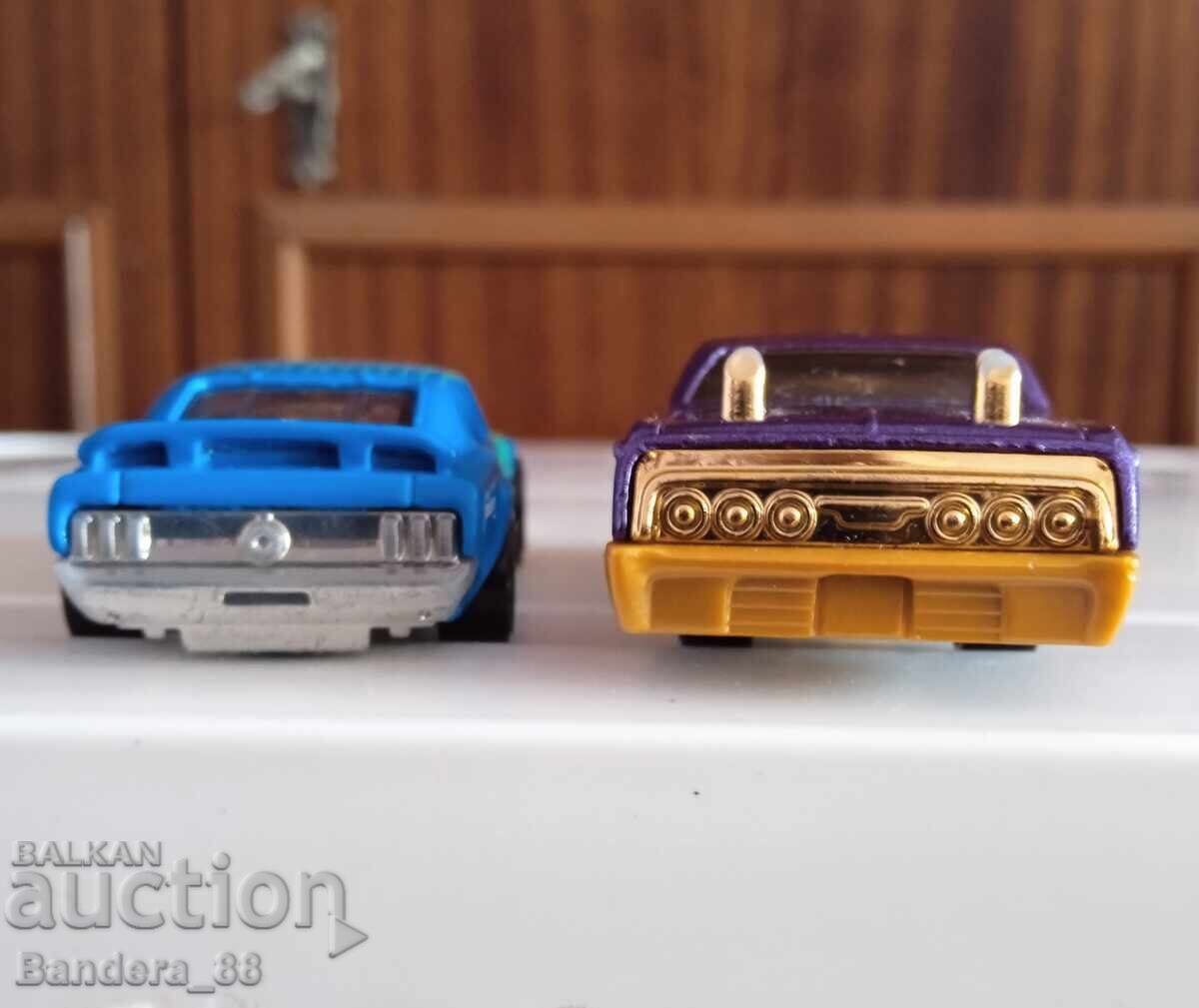 2 για 1 1969 FORD MUSTANG Boss 302 + 1964 CHEVY IMPALA HOTWHEELS - 5