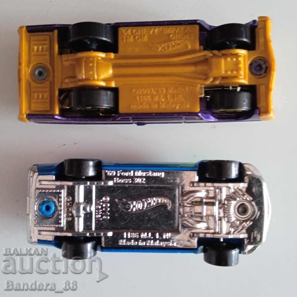 2 για 1 1969 FORD MUSTANG Boss 302 + 1964 CHEVY IMPALA HOTWHEELS - 7
