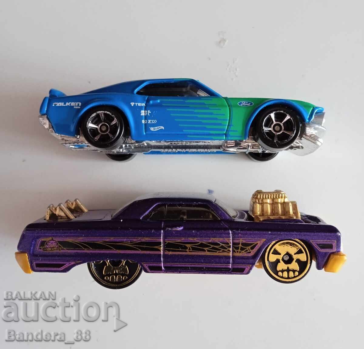 2 για 1 1969 FORD MUSTANG Boss 302 + 1964 CHEVY IMPALA HOTWHEELS
