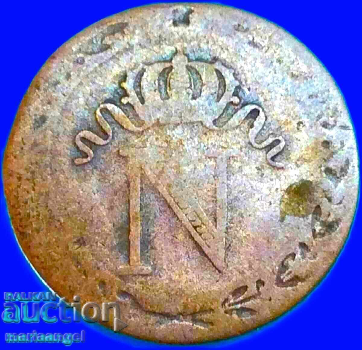Napoleon 10 cenți 1808 Germania încoronare Westfalia rară - 6