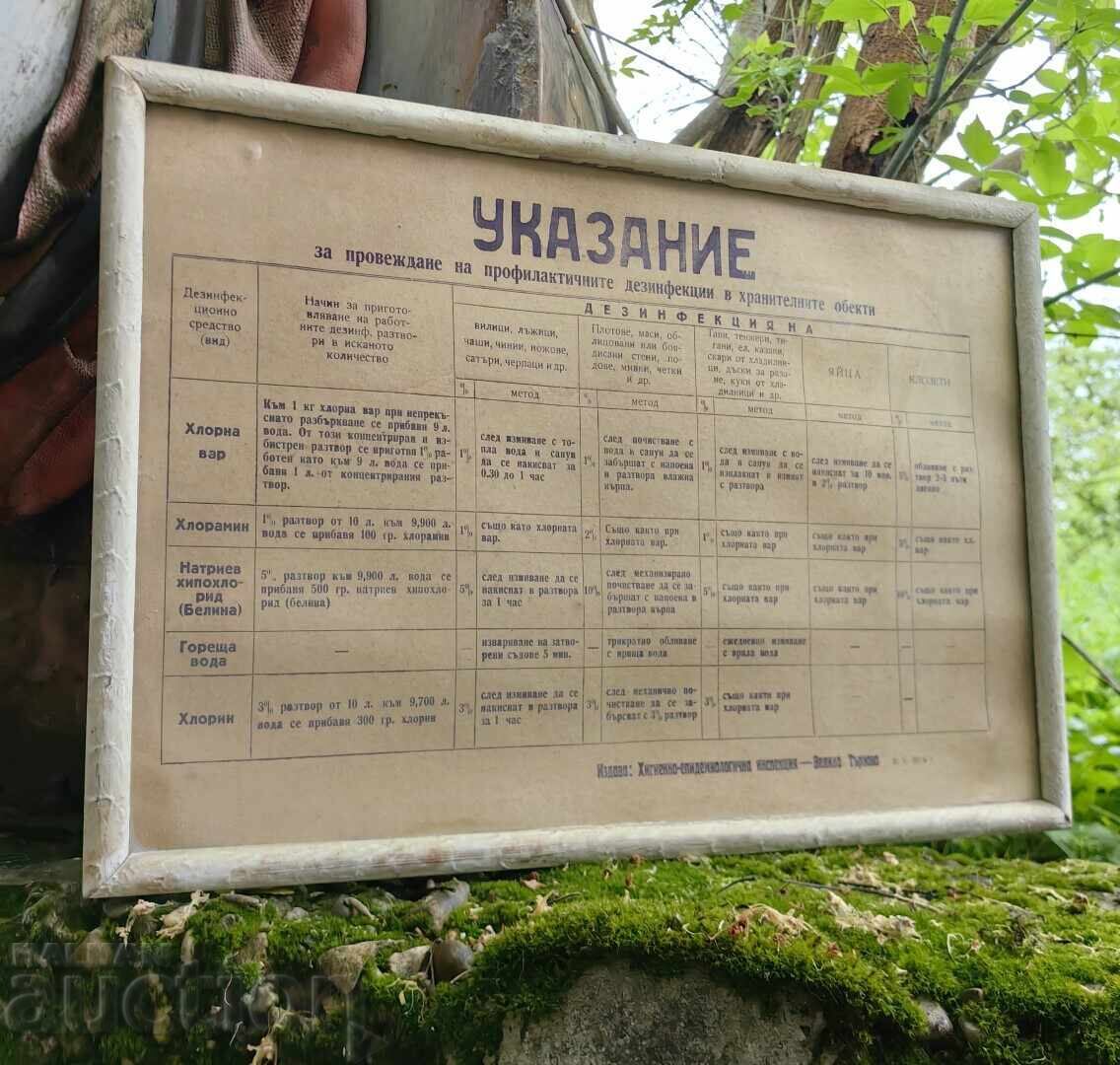 TABLIȚĂ SOCIALĂ INSTRUCȚIUNI DEZINFECȚIE UNITĂȚI ALIMENTARE BUCĂTĂRIE - 6
