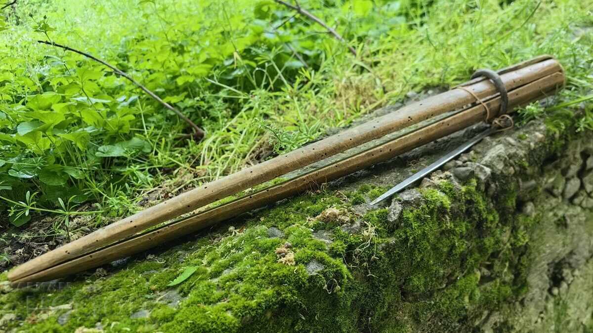 OLD RARE DEVICE TOOL FOR MAKING BROOMS BROOM - 6